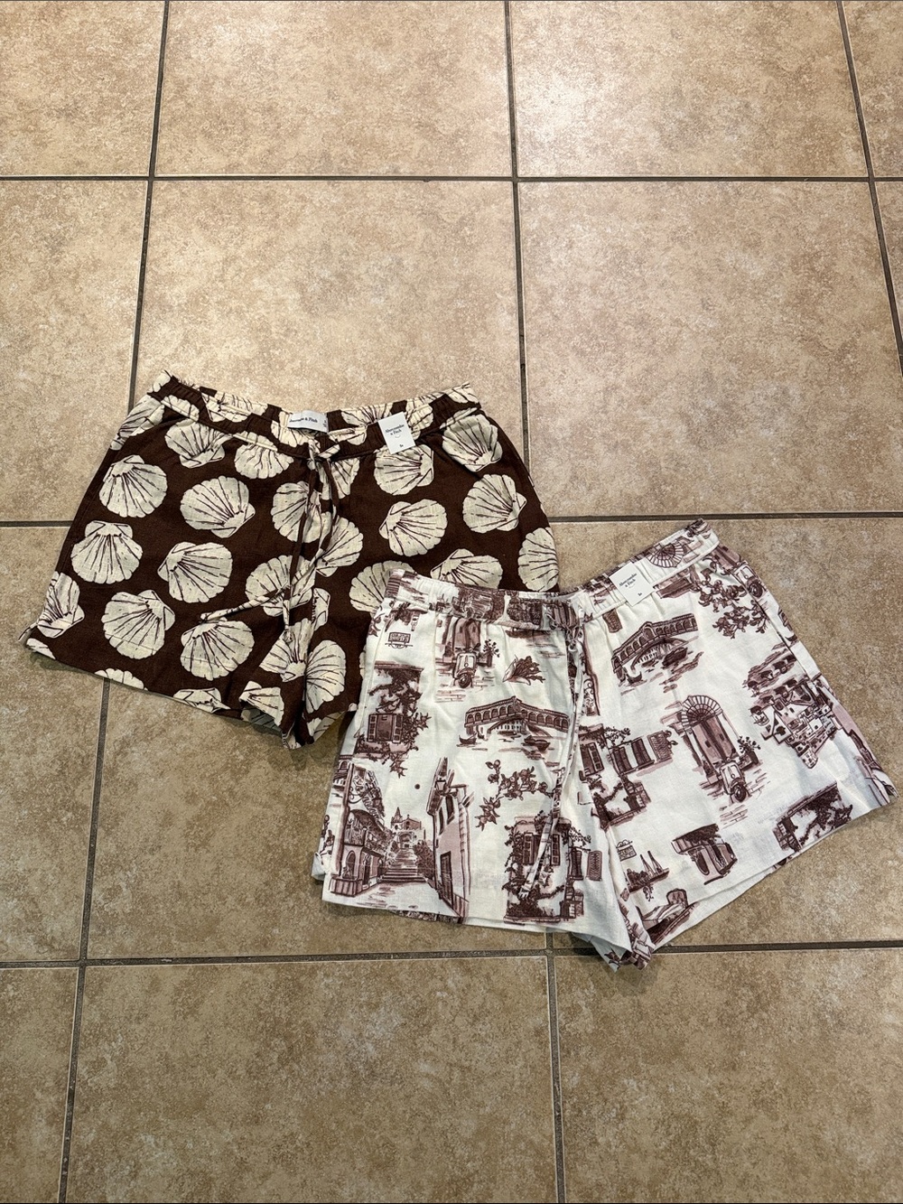 2 pairs of Abercrombie shorts